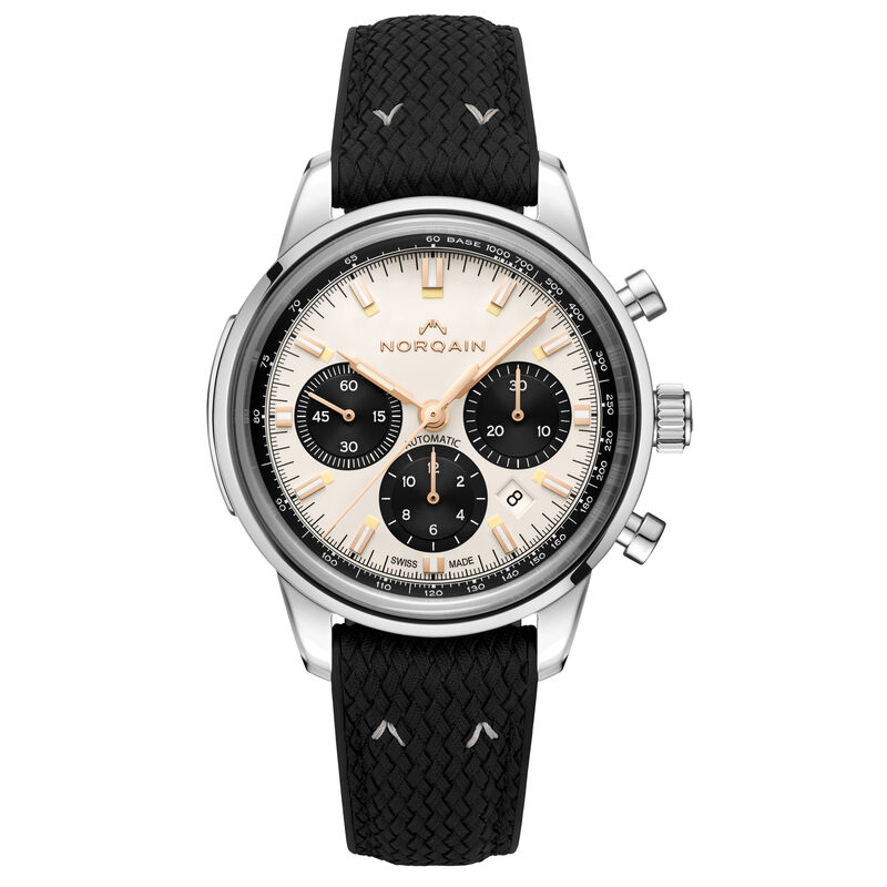 NORQAIN Freedom Chrono Limited Edition White Dial Watch, 43mm image number 0