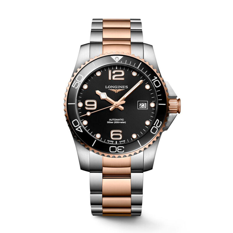 Longines HydroConquest Watch Sunray Black Dial, 41mm image number 0