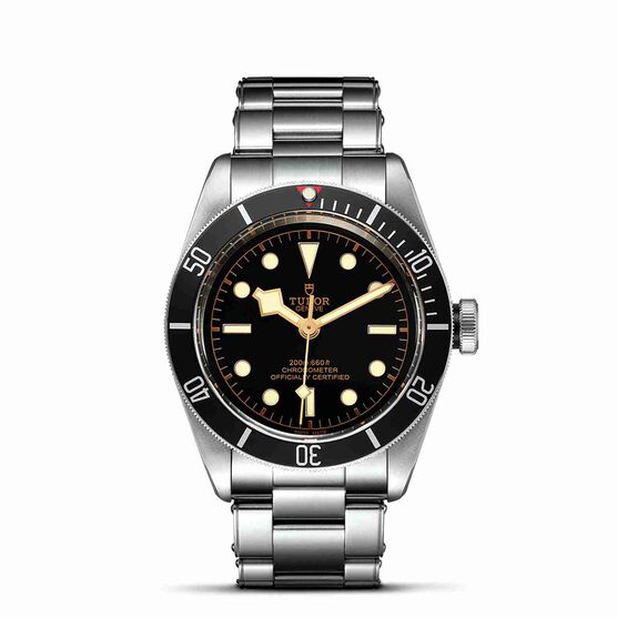 TUDOR Black Bay Watch, Steel Case Black Dial Steel Bracelet, 41mm
