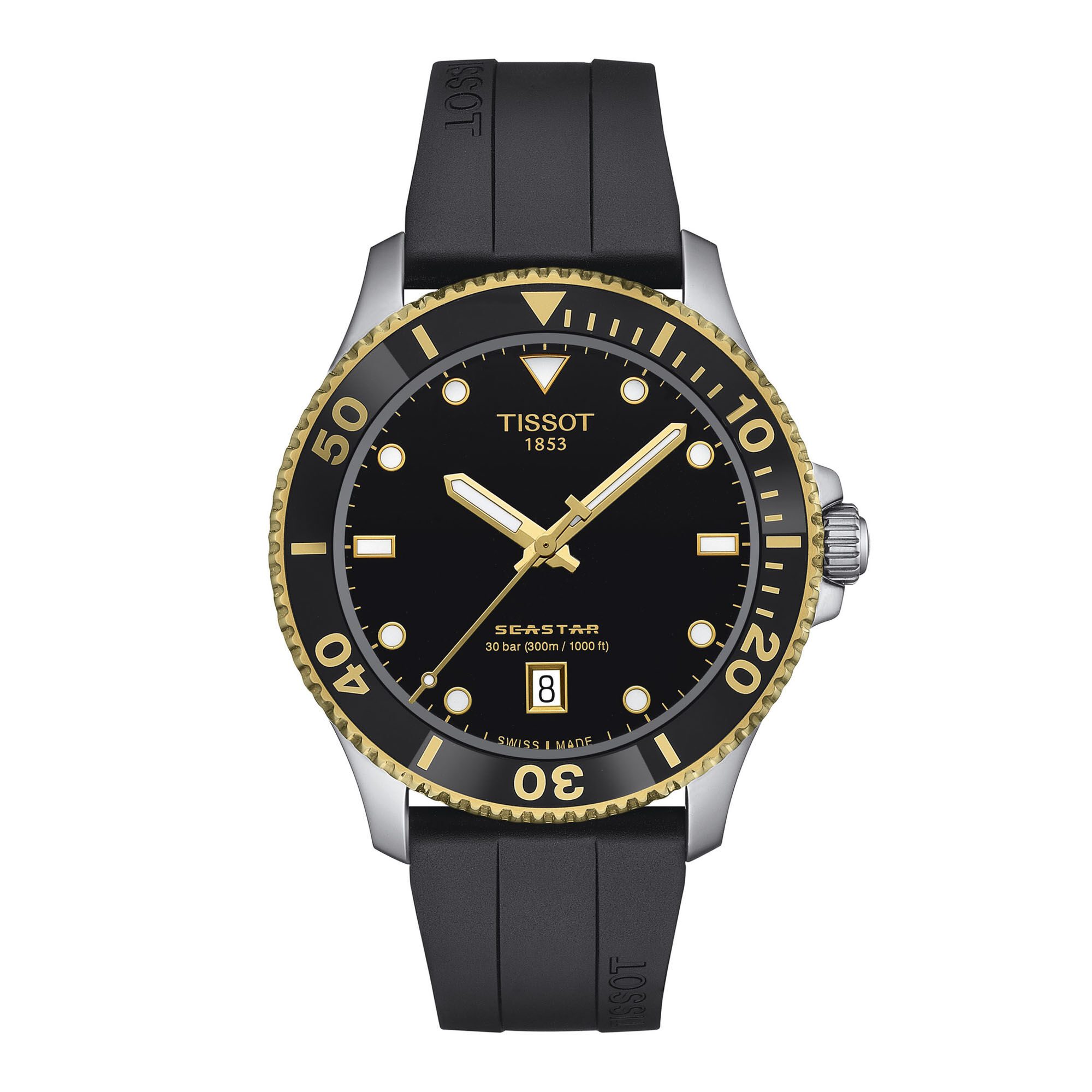 Tissot SeaStar 1000 Black Dial, 40MM