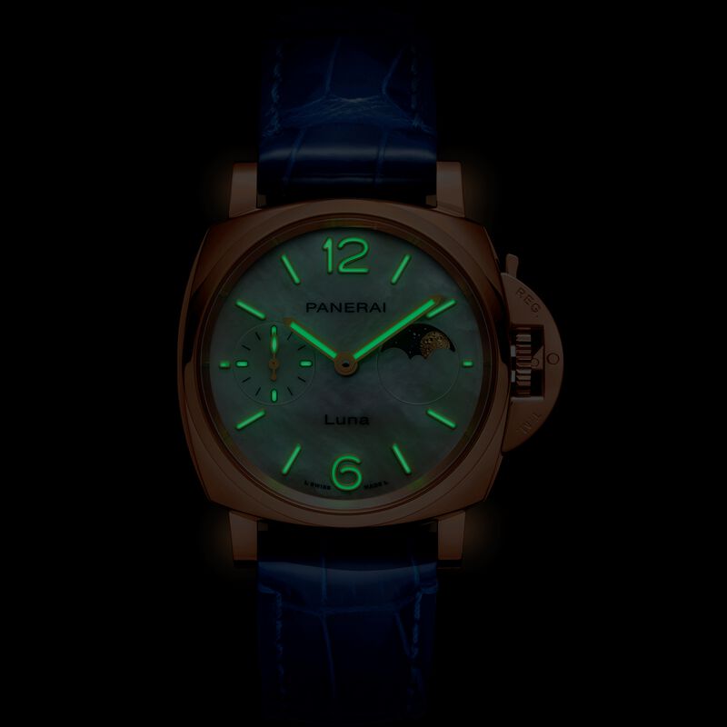 Panerai Luminor Due Luna White Dial Watch, 38mm image number 1
