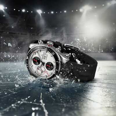 NORQAIN Adventure Chrono NHL Limited Edition White Dial Watch, 41mm