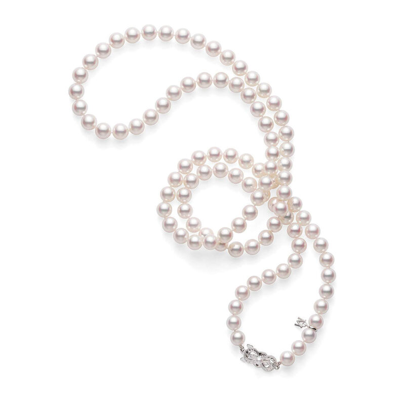 Mikimoto Akoya Cultured Pearl Strand Necklace 18K, 32