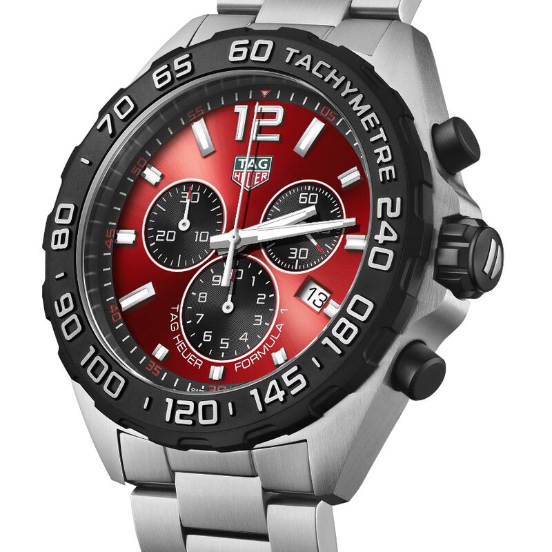 TAG Heuer Formula 1 Chronograph Red Dial, 43mm image number 1