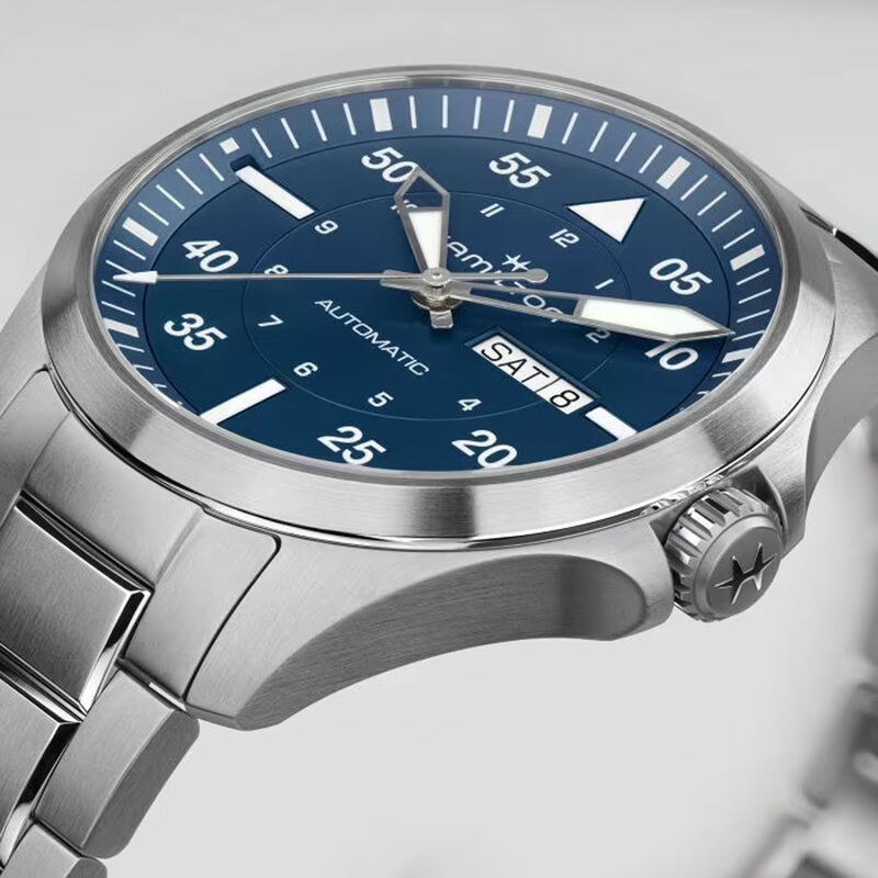 Hamilton Khaki Aviation Blue Dial Watch, 42mm image number 2