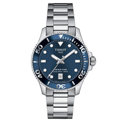 Tissot Seastar 1000 Blue Steel Quartz Watch, 36mm