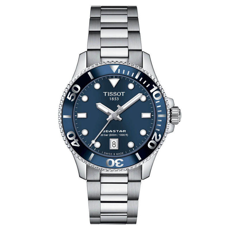 Tissot Seastar 1000 Blue Steel Quartz Watch, 36mm image number 0
