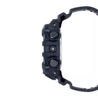G-Shock Black Strap Gray Detailed Watch, 57.5mm