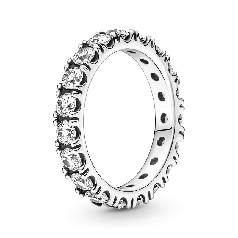 Pandora Clear Sparkling CZ Row Eternity Ring image number 0