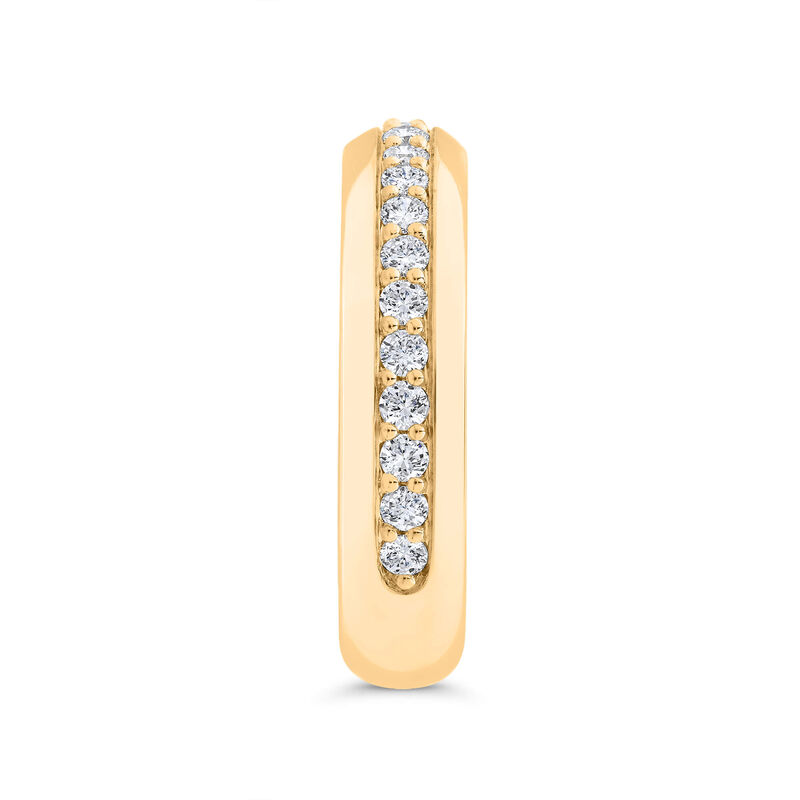 Bella Ponte Polished Knife Edge Diamond Bridal Ring, 14K Yellow Gold image number 1