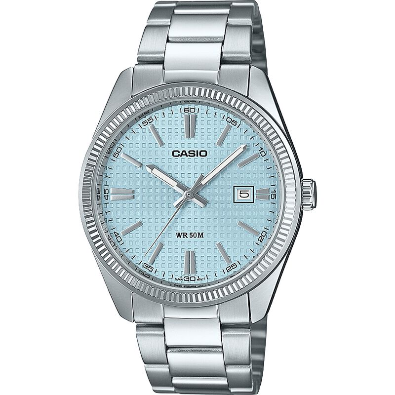 Casio Analogue MTP-1302PE-2AVEF Blue dial watch, 44.2mm &times; 38.5mm image number 0