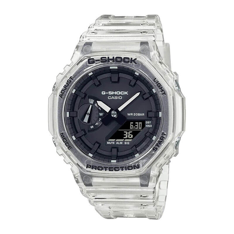 G-Shock Transparent Octagon Bezel Analog Digital Watch, 48.5mm image number 0