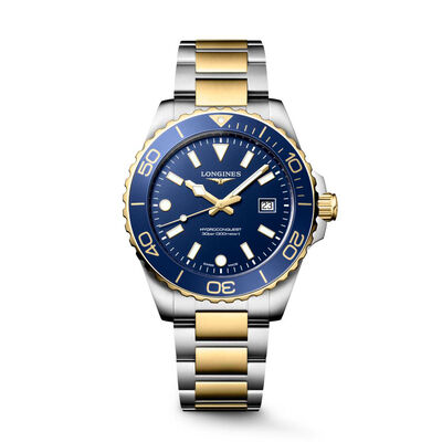 Longines Hydroconquest Blue Dial Watch, 42mm
