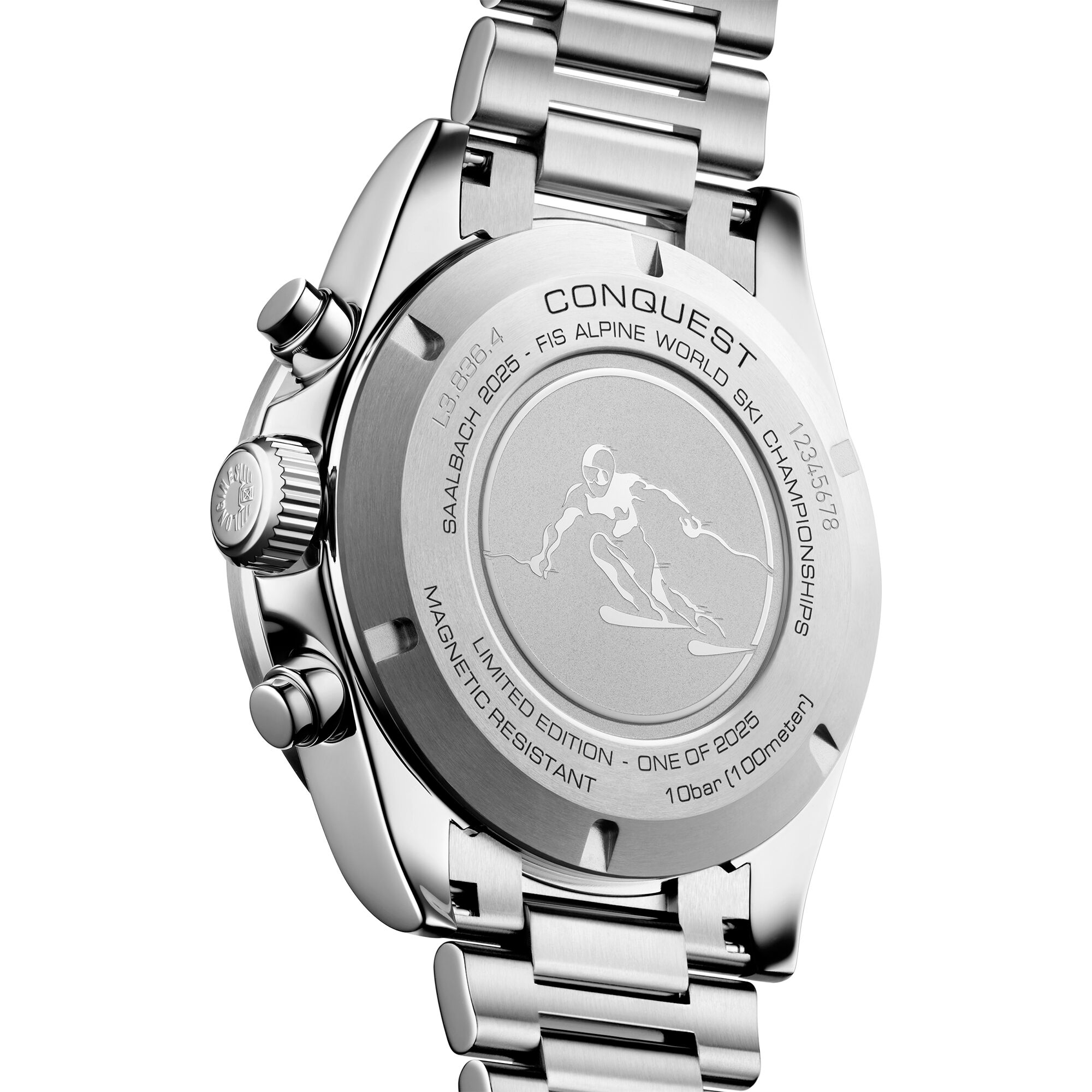 Longines Conquest Chrono Ski Edition Antracite Dial Watch, 42mm