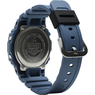 G-Shock Digital Watch Blue Strap Camo Motif Dial, 49mm