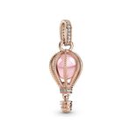 Pandora Sparkling Pink Hot Air Balloon Crystal & CZ Dangle Charm