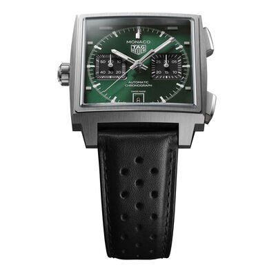 TAG Heuer Monaco Chronograph Green Dial Watch, 39mm