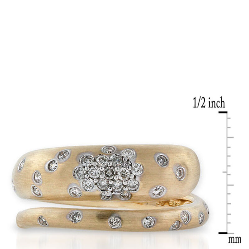 Diamond Ring 14K, Size 6 image number 2