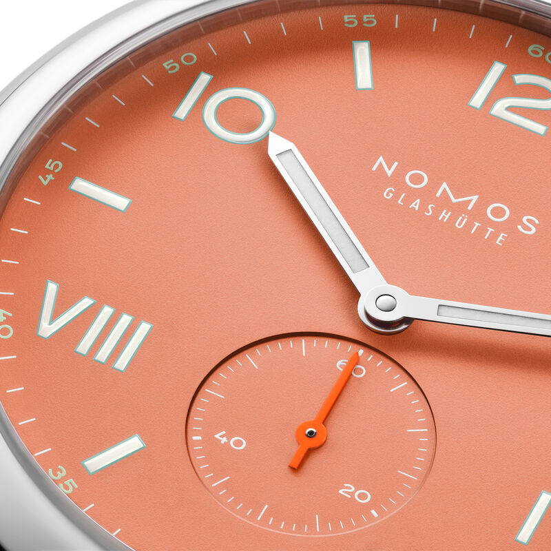 NOMOS Club Campus Cream Coral Dial Watch, 36mm image number 2