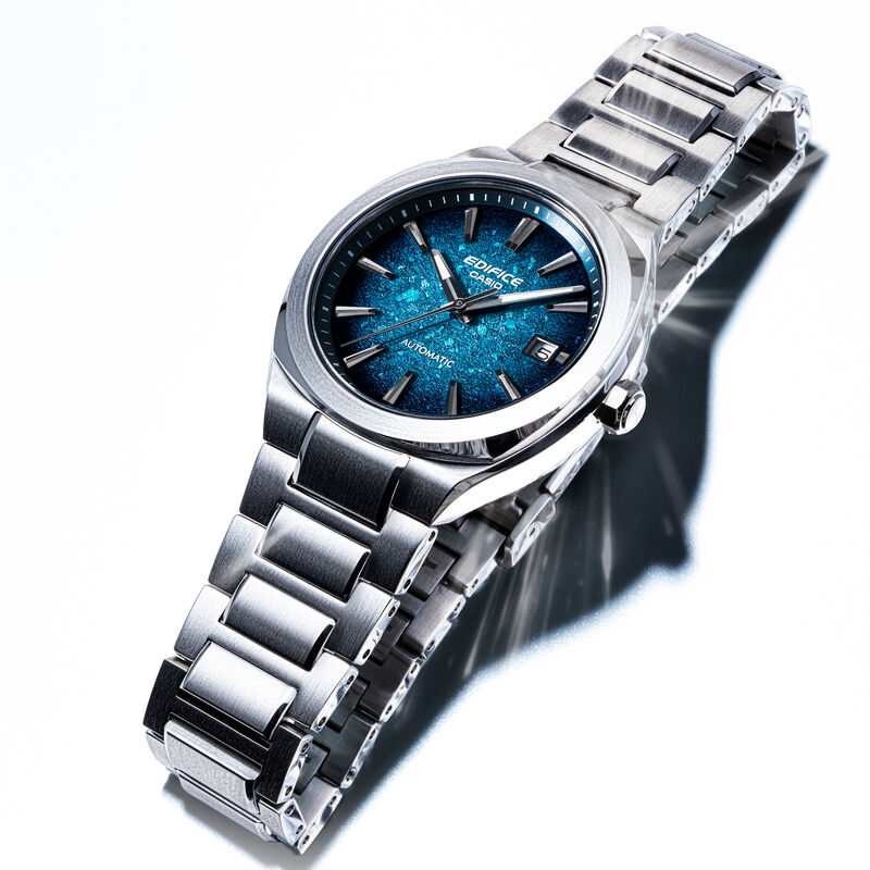 Casio Edifice Automatic Blue Dial Watch, 38mm image number 3