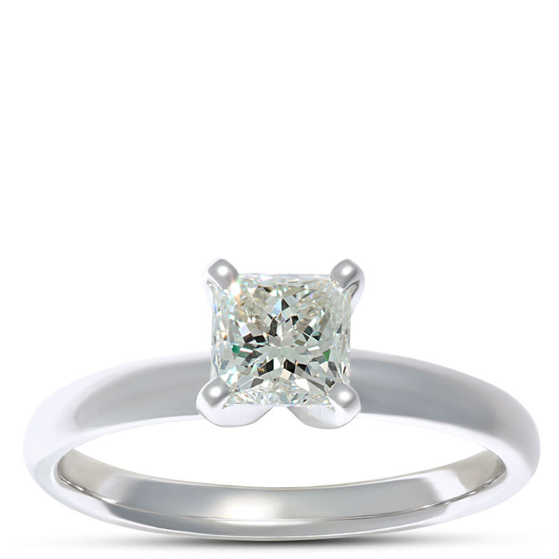 Ikuma Canadian Princess Cut Diamond Ring 14K, 1 ct. image number 0
