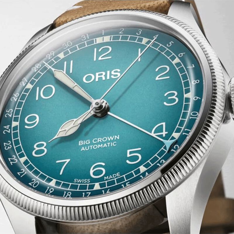 Oris X Cervo Volante Watch Blue Dial, 38mm image number 3