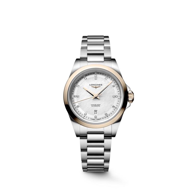 Longines Conquest White Dial Watch, 30mm image number 0