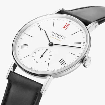 NOMOS Ludwig neomatik f&uuml;r &Auml;rzte ohne Grenzen White Dial Watch, 36.4mm