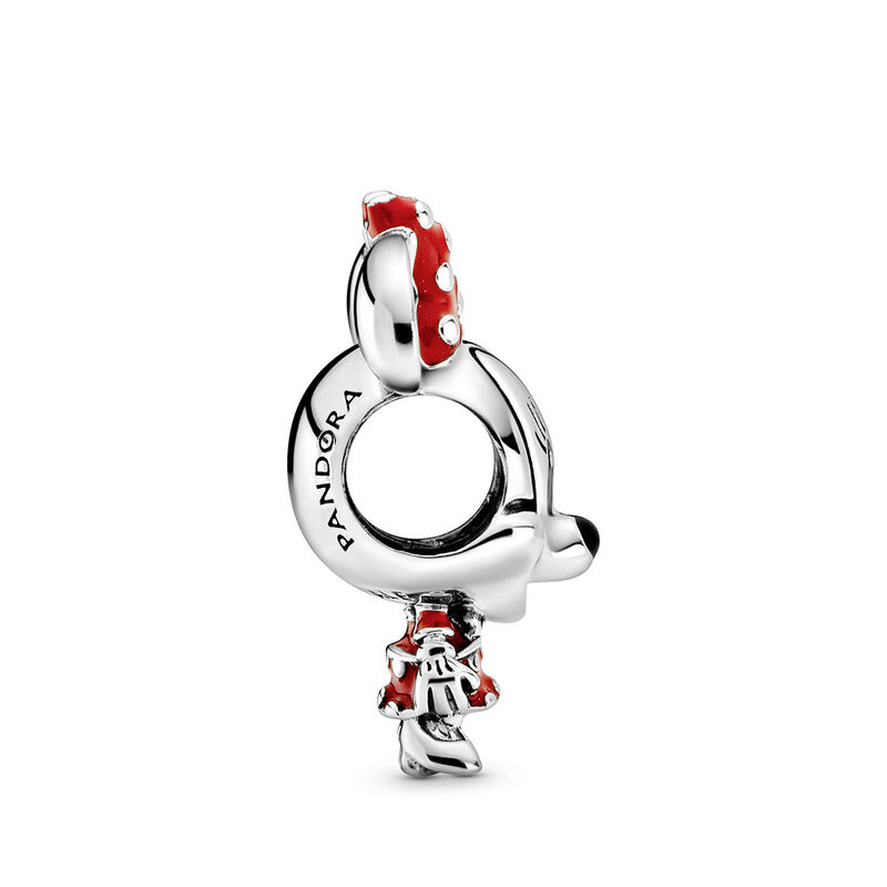 Pandora Disney Minnie Mouse Dotted Dress & Bow Enamel Charm image number 3