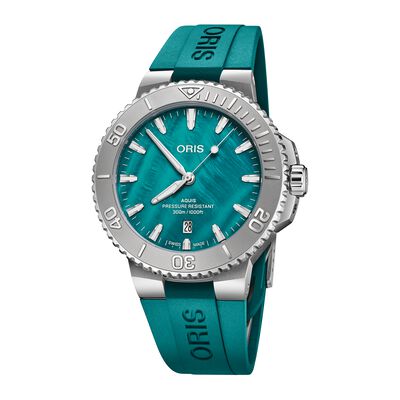 Oris Aquis New York Harbor Limited Edition II Aqua Green Dial Watch, 43.5mm