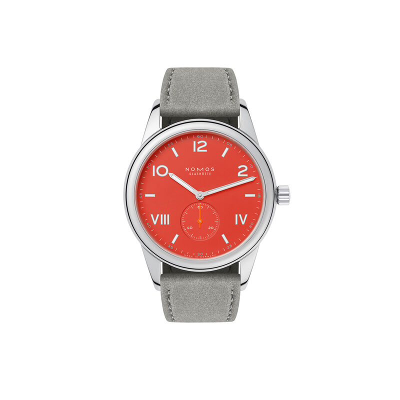 NOMOS Club Campus 38 Nonstop Red Dial Watch, 38.5mm image number 0