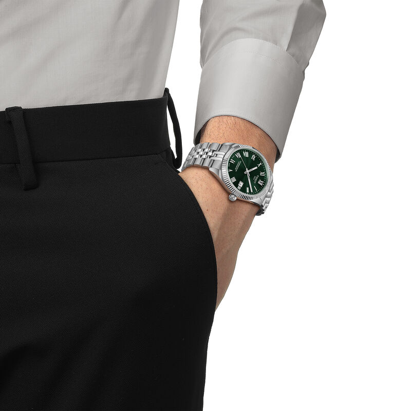 TISSOT Ballade Green Dial Watch, 39mm image number 3