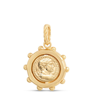 Toscano Giglio of Florence Pendant, 14K Yellow Gold