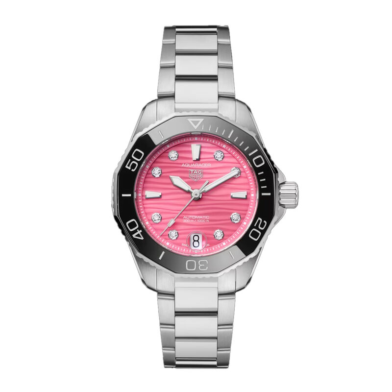 TAG Heuer Aquaracer Professional 300 Date Pink Dial, 36mm image number 0