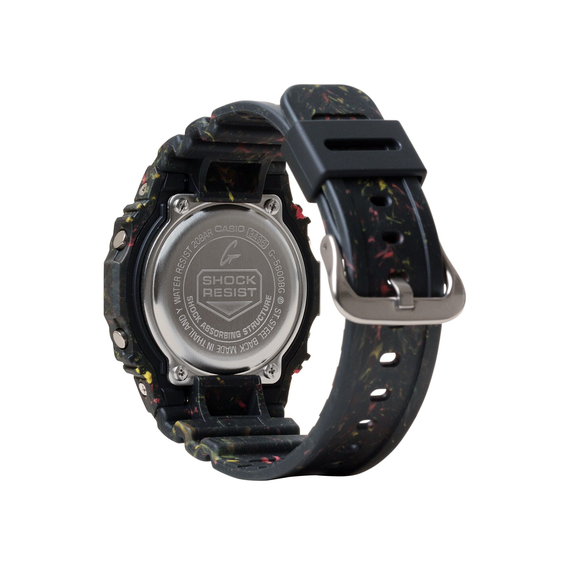 G-Shock Recycled Waste Resin Black Dial, 43mm
