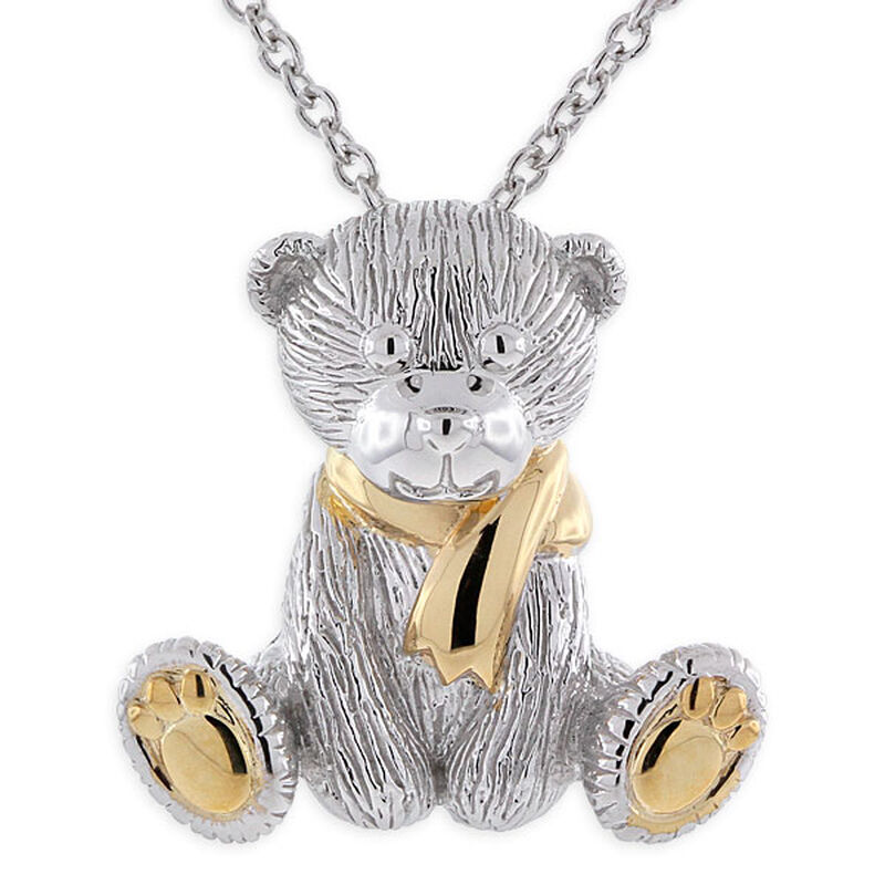 2013 Benny Bear Pendant in Sterling Silver image number 5