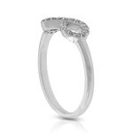 Infinity Diamond Ring 14K