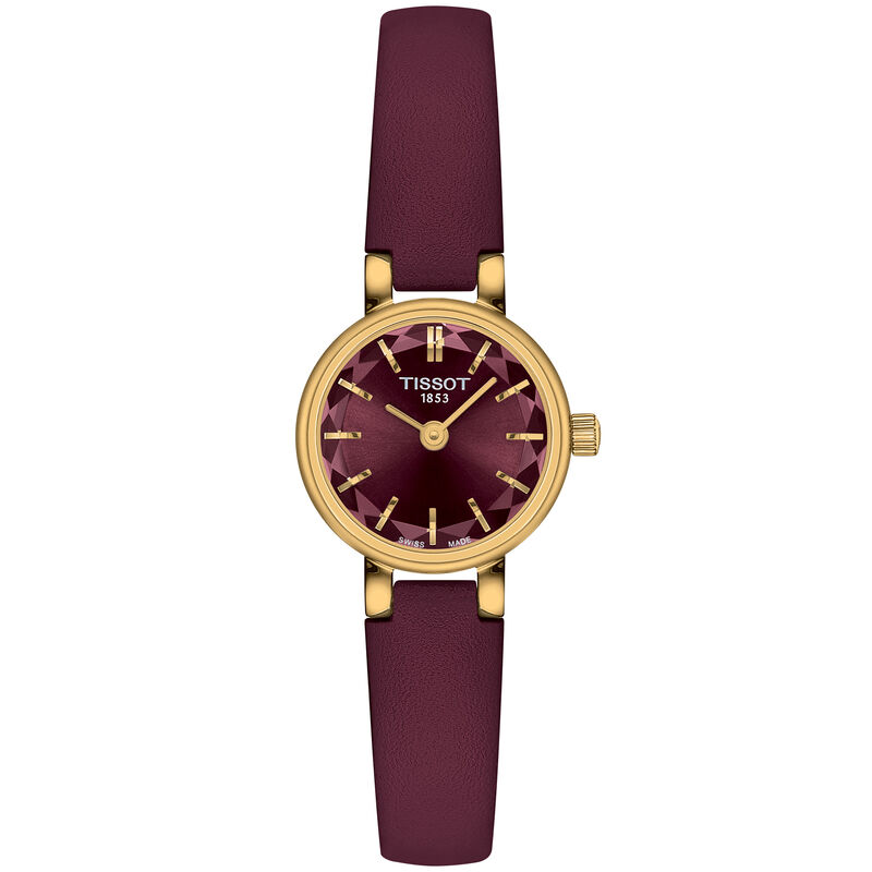 TISSOT Lovely Round Purple Dial Watch, 19.5mm image number 0