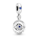 Pandora Spinning Compass Crystal Dangle Charm