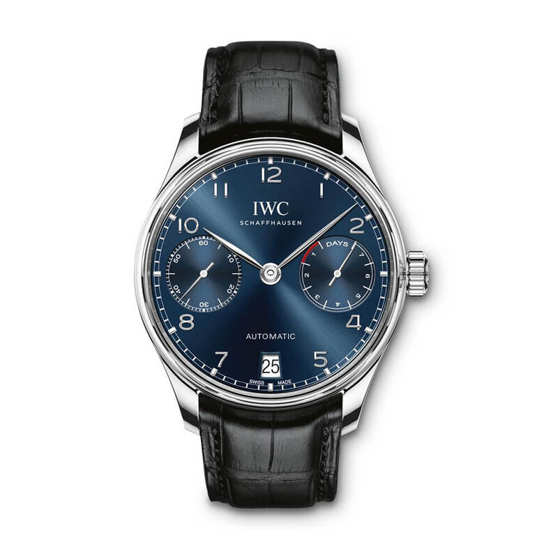 IWC Portugieser Automatic Blue Dial Date Watch, 42.3mm image number 0