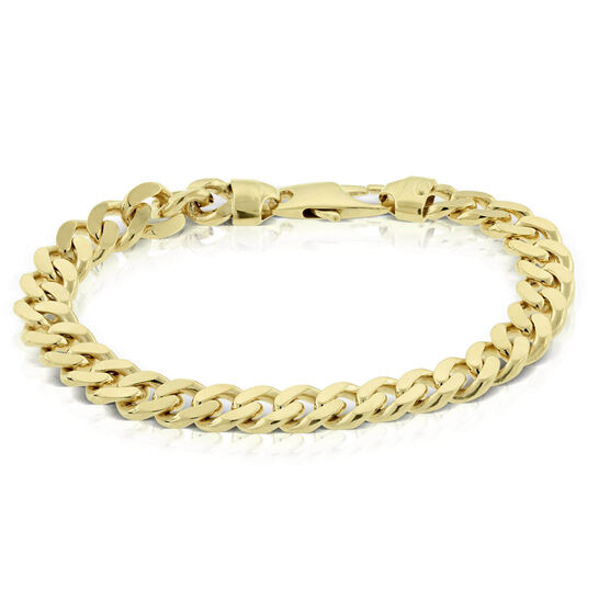 Toscano Miami Cuban Curb Chain Bracelet 14K