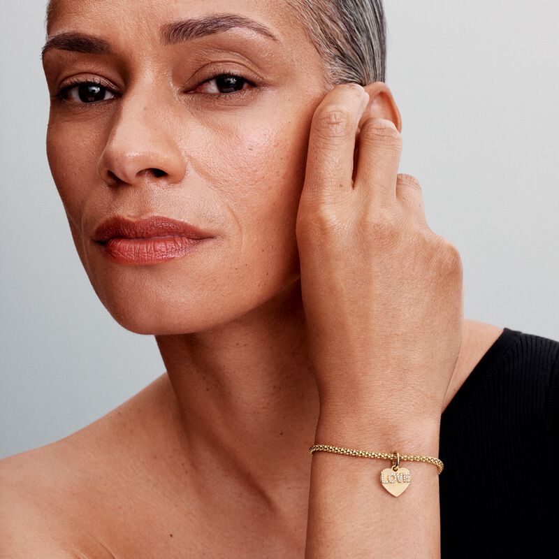 Pandora Engravable Love Heart Dangle Charm image number 3