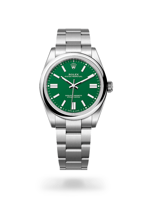 rolex oyster perpetual in oystersteel, m134300-0004 - ben bridge