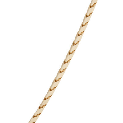 Toscano 24-Inch Pyramid Link Neck Chain, 14K Yellow Gold
