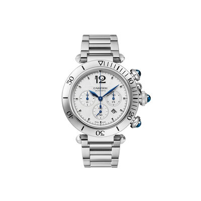 Pre-Owned Cartier Pasha de Cartier Silver Dial Watch, 41mm