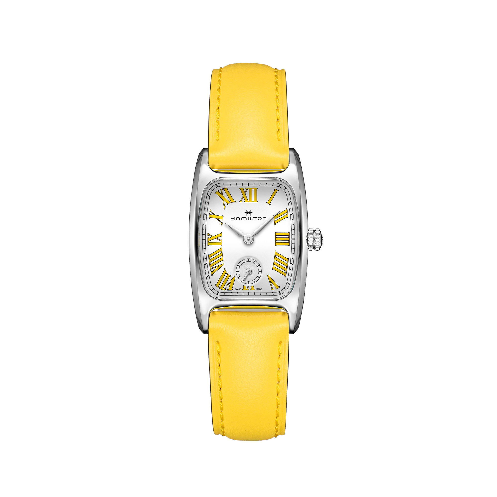 Hamilton American Classic Boulton | Yellow Band and Hands