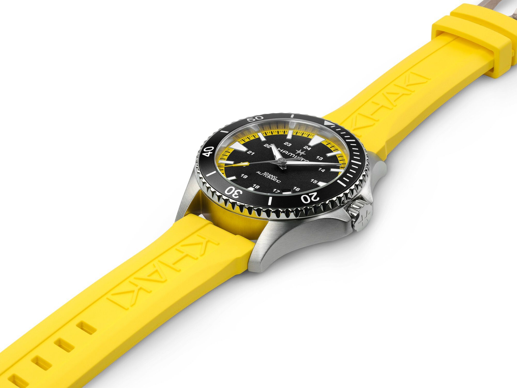 HAMILTON SCUBA AUTO ネイビー 40mm Hamilton Khaki Navy Scuba Auto Watch Black Dial, 40mm