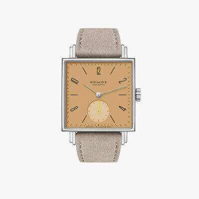 NOMOS Tetra Ochra Yellow Dial Watch, 29.5mm