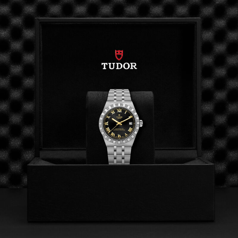 TUDOR Royal Black dial Watch, 36mm image number 4