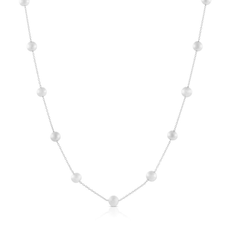 Freshwater Cultured Pearl Necklace 14K image number 0